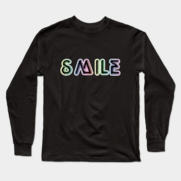 '80 Disco smile Long Sleeve T-Shirt by zozo-shop